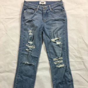 Paige size 25 skinny jeans